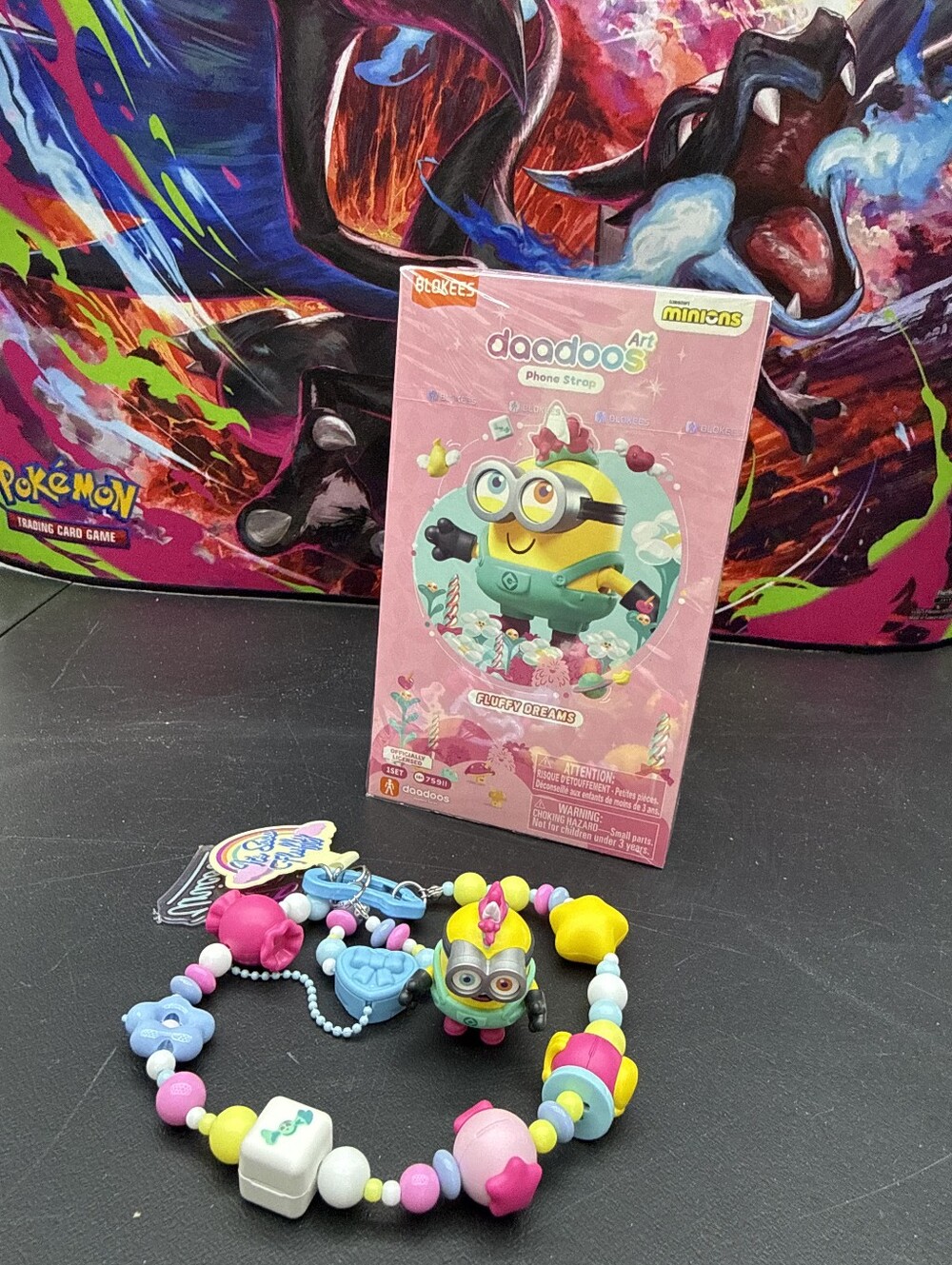 Minion Blokees daadoos Fluffy Dreams Phone Strap New